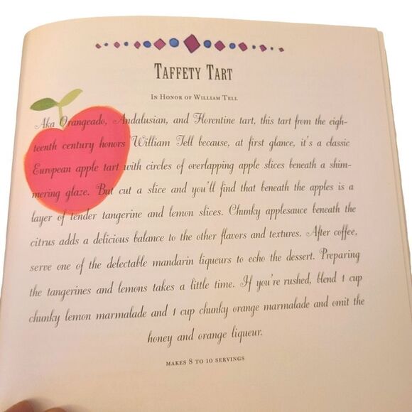 Festive Tarts Cookbook Sylvia Thompson Hardbound Sweet And Savory Recipes - Picture 8 of 13